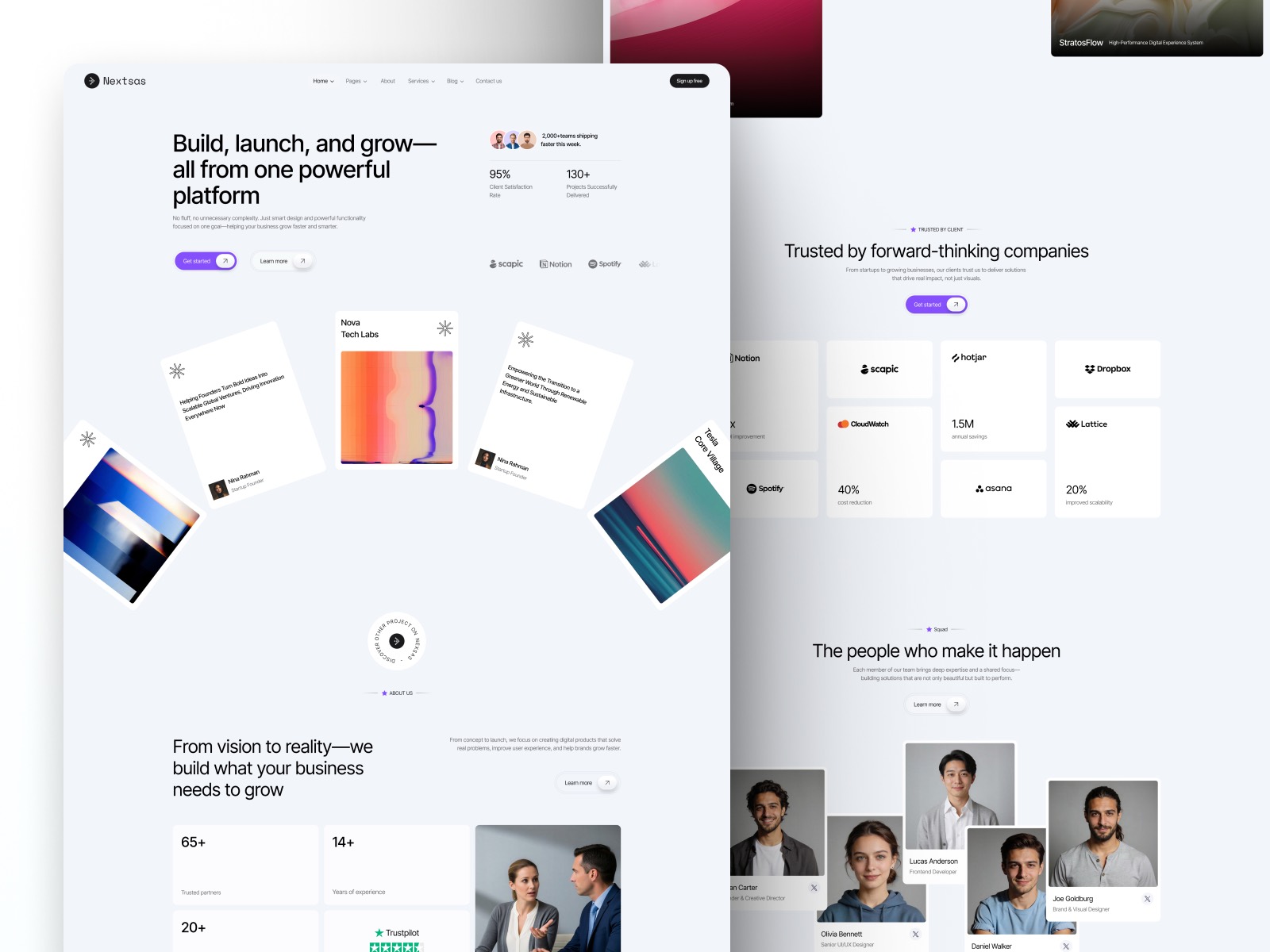 Nexsas template preview