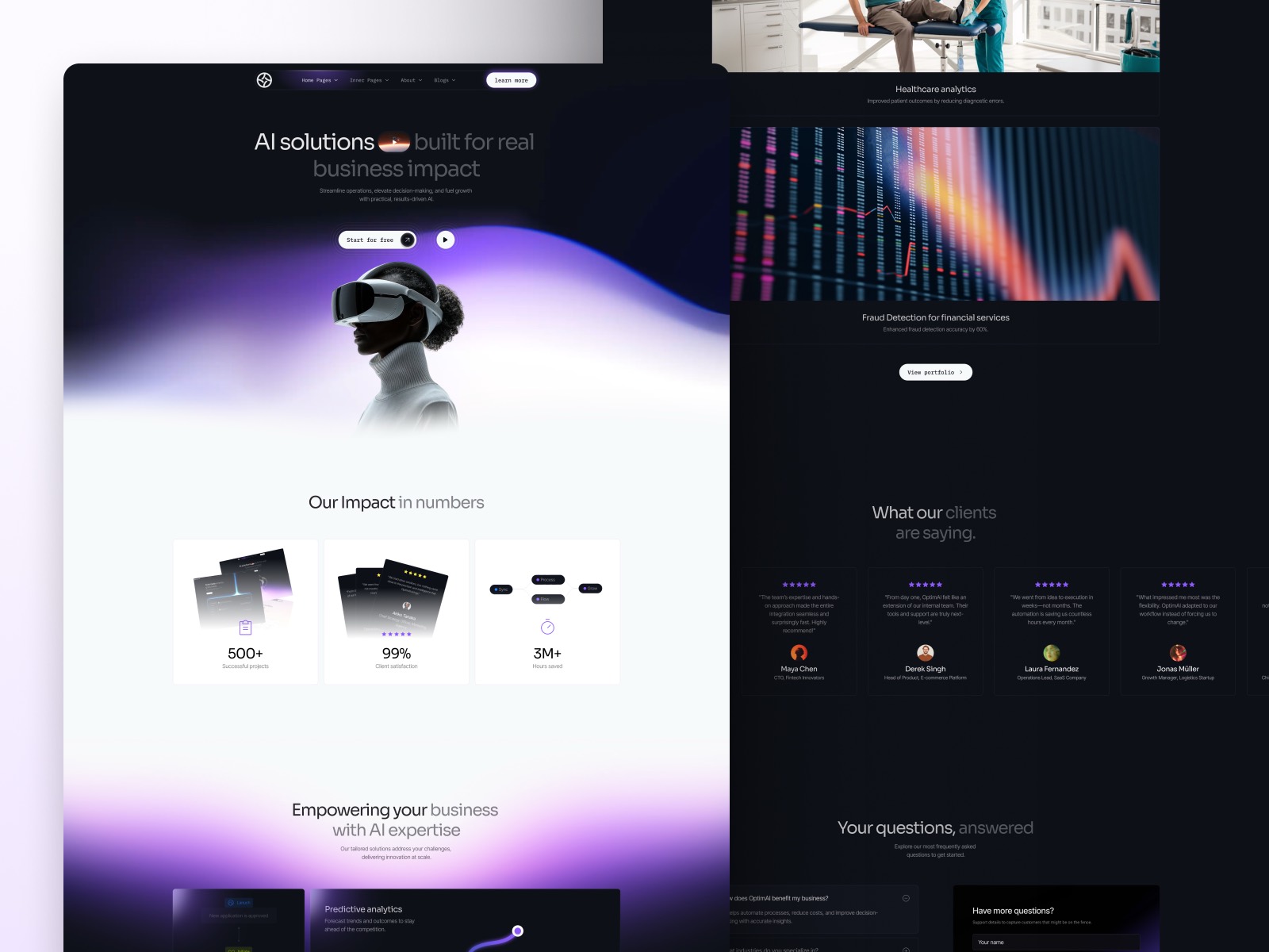 Nexsas template preview