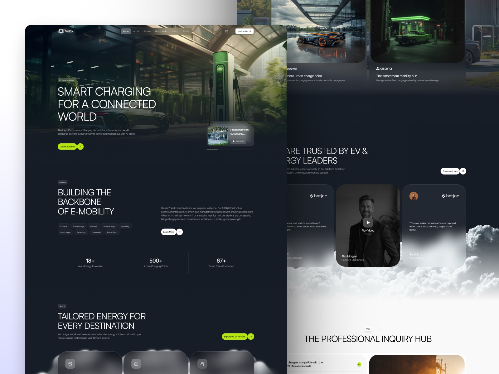 Amprix template preview